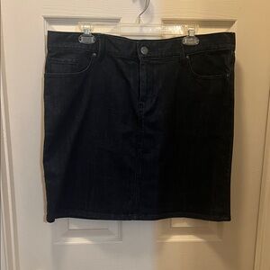 New York & Company Dark Denim Pencil Skirt